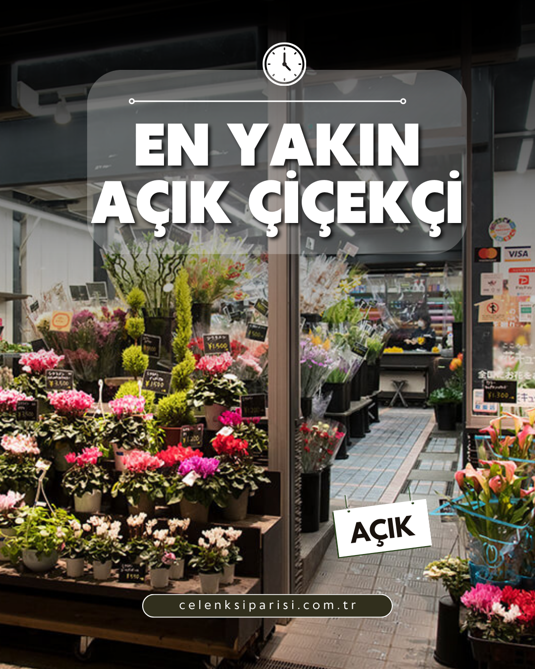 En Yakın Açık Çiçekçi